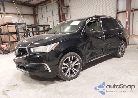 2019 Acura Mdx Advance Pkg из США, поврежденный, VIN 5J8YD4H83KL003700